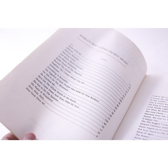 World's Best Loved Sacred Music, Songbook, Piano, Vocal, Guitar, ~ 250811-WH 504 - Picture 2 of 4